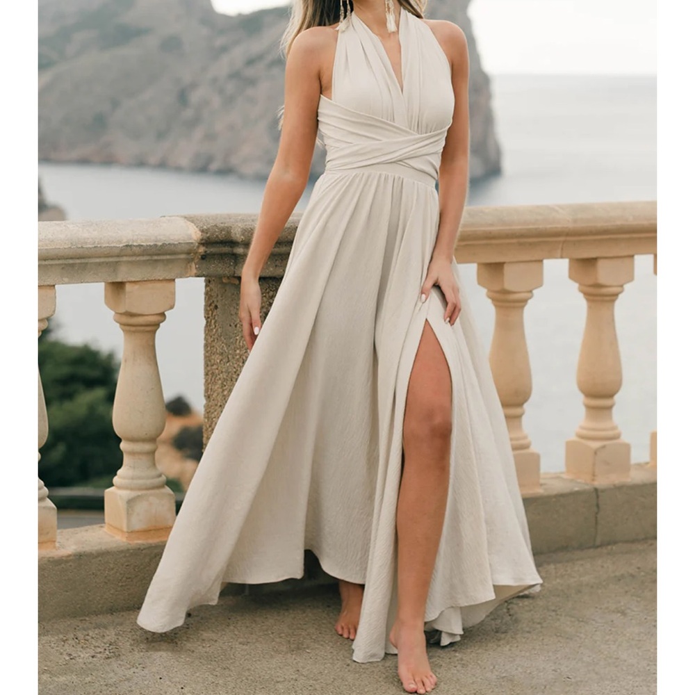 Joyfolie Juneau Dress in Ecru